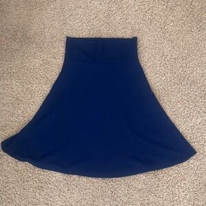 LuLaRoe Elegant Navy A-Line Skirt